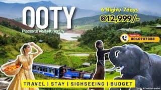 Ooty Mysore Coorg Tour Package